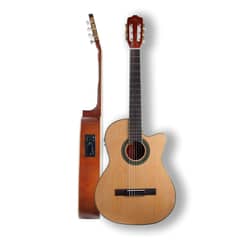 SEVILLANA - Guitarra Electroacustica Adulto Con Funda.