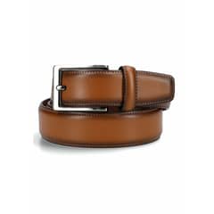 PERRY ELLIS - Cinturon Formal Cuero Cognac Cognac