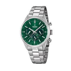 FESTINA - Reloj F16820/R Verde Hombre Timeless Chronograph