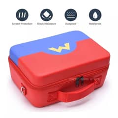 GENERICO - Maleta MarioTravel Deluxe Para Nintendo Switch y Oled PREMIUM