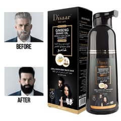 DISAAR - Shampoo Tinte Cubre Canas Para El Cabello Color Negro