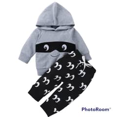 ANGO - Conjunto Bebé Poleron Pantalón OJOS