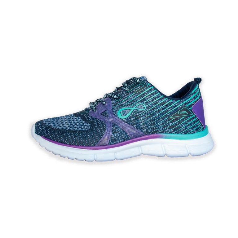 Zapatillas Curitiva Marino Uva Mujer Furia. Azul 39