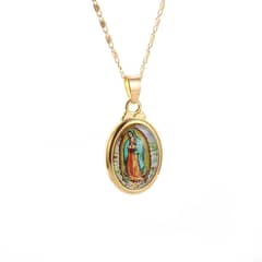 MERCADO CBF - Cadena Colgante Religiosa Collar Religioso Virgen Maria