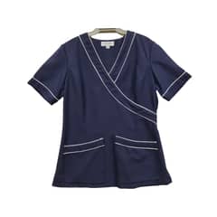 GENERICO - Chaquetilla Azul con Ribetes Blancos Para Mujer