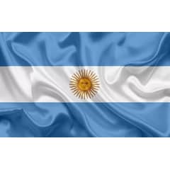 GENERICO - Bandera Estampada Argentina - S0001A