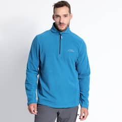 KANNU - Polar Termico Hombre Valle De La Luna Half Zipper Celeste