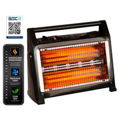 SINDELEN - Calefactor Electrico Estufa Bajo Consumo Eeh-1300 25m2 1600W