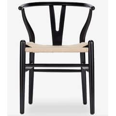 CASATRES - Silla Corsi Wishbone Black