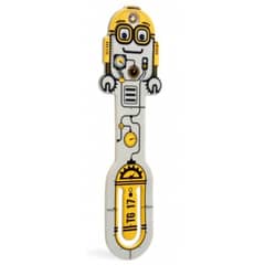 ANTARTICA LIBROS - Lampara Flexible Robot Amariilo
