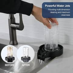 NOVYSTOR - Lavador Limpiador Automático Para Vasos Tazas Copa Cocina