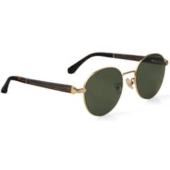 BONOBOSS - Lentes de Sol Redondos Harry Gold Polarizados - Verde - Talla única