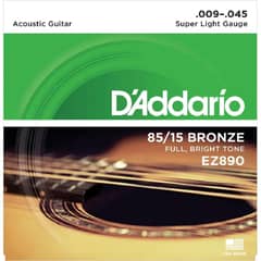 DADDARIO - EZ890 CUERDAS GUITARRA FOLK 009-045