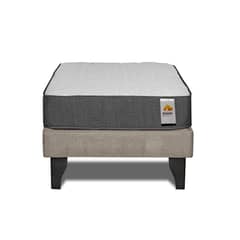 INNOVAMUEBLES - CAMA EUROPEA SILVER 1 PL BEIGE