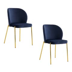 NOVAHUS - PACK 2 SILLA COMEDOR CARTAGENA AZUL