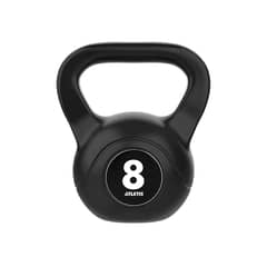 ATLETIS - Kettlebell Mancuerna Pesa Rusa Cemento 8 Kg Negro