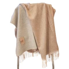 ANANAY - Manta Tejida Alpaca Gris Clara Home
