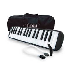 FUSSEN - Teclado Musical Melodica 32 Negro Con Funda Mlab
