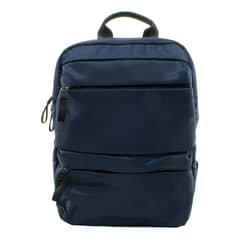 MAILEA - Mochila ecocuero grande porta pc para mujer azul
