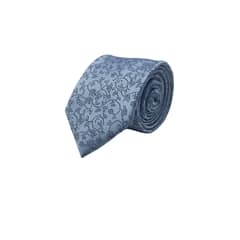 PHILIPPE SALVET - Corbata Microfibra 7cm Celeste Text