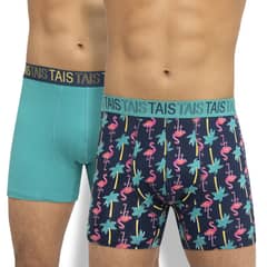 TAIS - Bóxer Bi-Pack Palmeras Azul marino