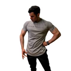 ATHLETIC - Polera manga corta para hombre.-