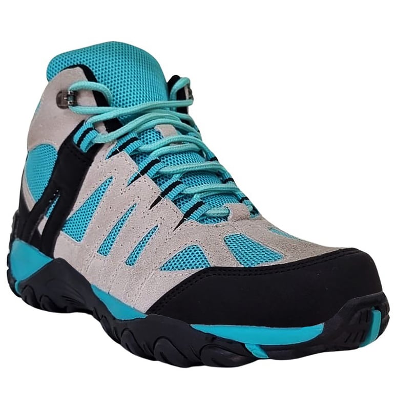 Zapatilla Mujer Outdoor Trekking Impermeable Celeste 40