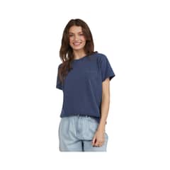 ROXY - Polera Eastern Sun Boyfriend Mujer Mood Indigo