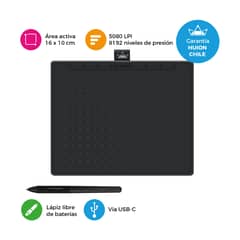HUION - Tableta Grafica Inspiroy RTS-300 Negro