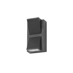 GENERICO - APLIQUE LED COB NEGRO 25W IP54 3000K