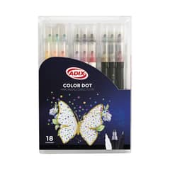 ADIX - MARCADORES DOBLE PUNTA COLOR DOT