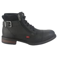 FERRACINI - Botin Hombre Cuero Negro 9873