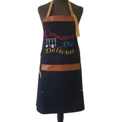 GENERICO - Pechera de mezclilla Bordada