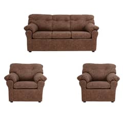 MUEBLES AMERICA - Living América 311 Cuero Auris Café