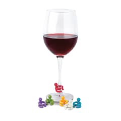 GHIDINI - Set 6 Marcadores Copas Silicona