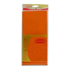 ARTEL - 10 Pliegos Papel Seda Naranja 50X66cm.