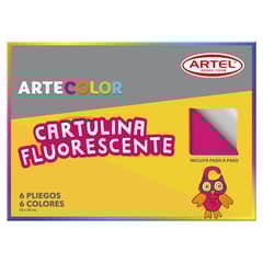 ARTEL - Estuche Artecolor Cartulina Fluorescente