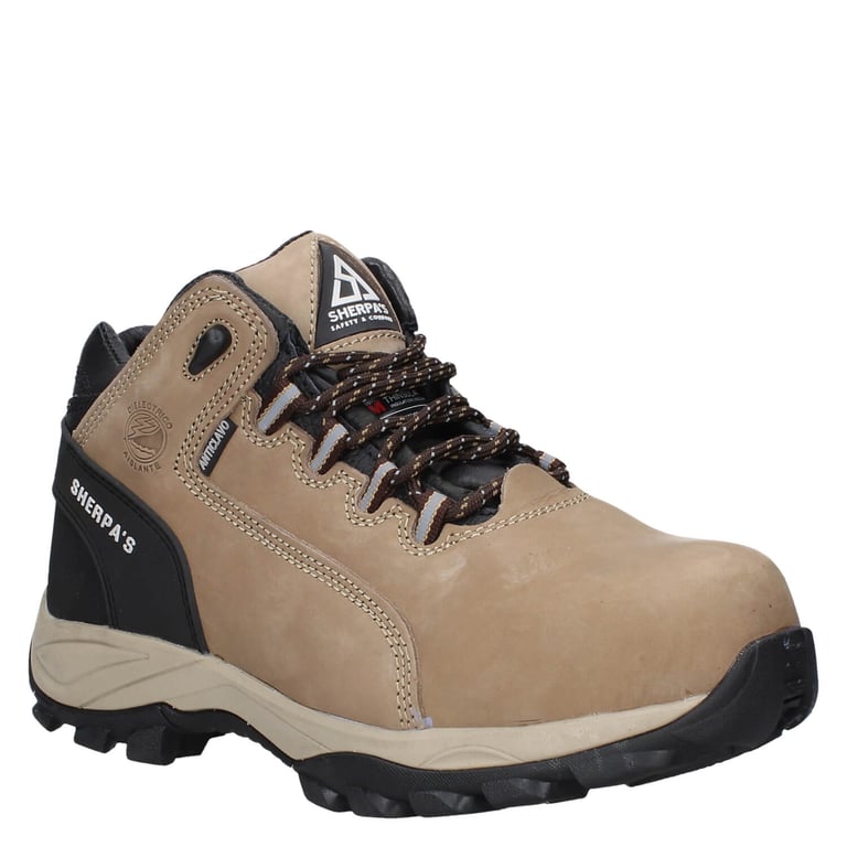 Zapato de Seguridad Hombre Café
