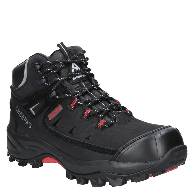 Zapato de Seguridad Unisex Negro Sherpas.