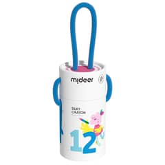 MIDEER - Lápices cera giratorios12 colores