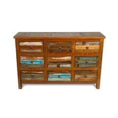 MEYA MUEBLES - Comoda Fort de madera reciclada 90x145x40