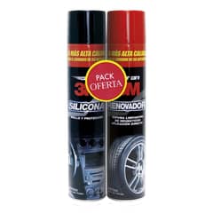 3M - Pack Silicona Y Renovador De Neumaticos 480gr
