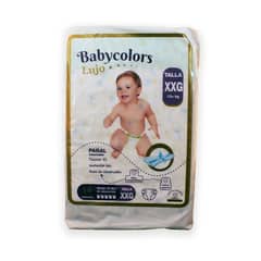 OKIS - PAÑALES DESECHABLES - BABY COLORS LUJO XXG