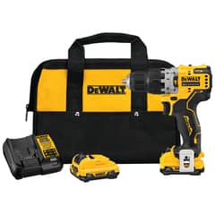 DEWALT - Kit Taladro Percutor 3/8" 12V + Accesorios
