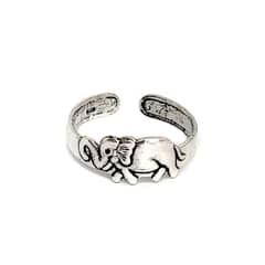 ANDREA COGGIOLA JOYAS - Anillo Midi Elefante Plata Fina 925