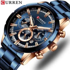 CURREN - Reloj Hombre Elegante Pulsera Cuarzo Cronógrafo