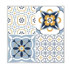 MOBII - Piso Vinilico Adhesivo. Simil Ceramica. 0,9 m2. 0201