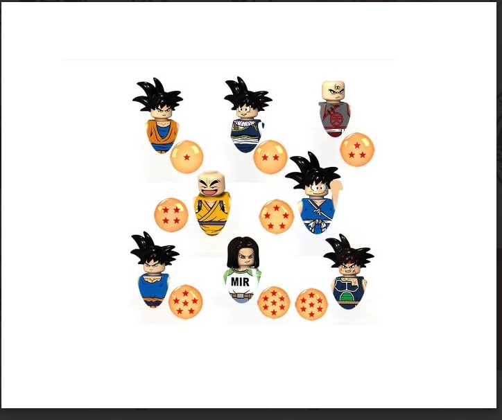 Precios Figuras Dragon Ball Tipo Lego Set De 9 Bloques Armables Coolebra