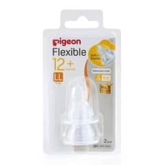 PIGEON - 2 Tetinas de Silicona Boca Standard 12m+
