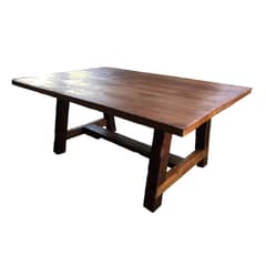 NOWU HOGAR - Mesa Comedor Roble Rojo A 240x100cm